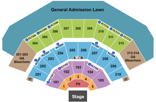 American Family Insurance Amphitheater Suicideboys Seating Chart